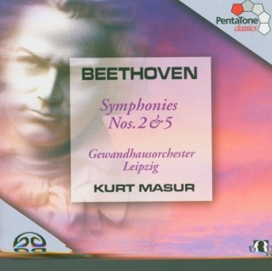 Beethoven - Sinfonien 2 & 5 i gruppen Musikk / SACD / Annet hos Bengans Skivbutik AB (2036404)