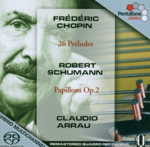 Chopin/Schumann - 26 Preludes/Papillons Op.2 i gruppen Musikk / SACD / Annet hos Bengans Skivbutik AB (2036418)