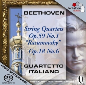 Beethoven - Streichquartette Op.59 1 i gruppen Musikk / SACD / Annet hos Bengans Skivbutik AB (2036424)