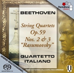 Beethoven - Streichquartette Op.59 2 & 3 i gruppen Musikk / SACD / Klassisk hos Bengans Skivbutik AB (2036493)