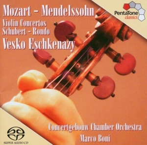 Mozart/Mendelssohn/Schubert - Violin Concertos i gruppen Musikk / SACD / Klassisk hos Bengans Skivbutik AB (2036708)