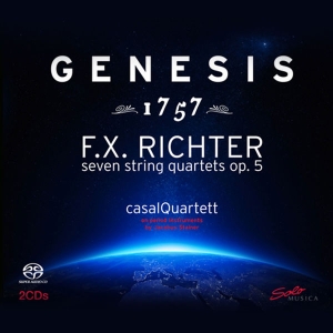 Richter - Genesis 1757 - Seven String Quartet i gruppen Musikk / SACD / Klassisk hos Bengans Skivbutik AB (2036825)