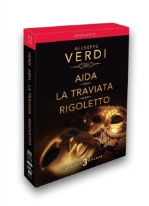 Verdi - Aida/Traviata/Rigoletto i gruppen DVD & BLU-RAY hos Bengans Skivbutik AB (2037216)