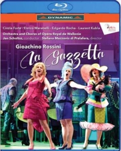 Rossini Gioachino - La Gazzetta (Bd) i gruppen Musikk / Musikkk Blu-Ray / Klassisk hos Bengans Skivbutik AB (2037307)