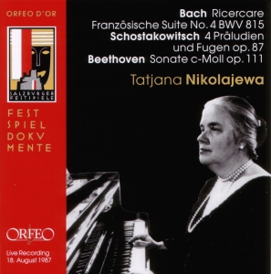 Bach / Beethoven / Shostakovich - Piano Works i gruppen CD hos Bengans Skivbutik AB (2042699)