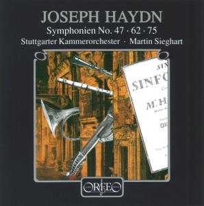 Haydn Joseph - Symphonies Nos. 47,62 & 75 i gruppen CD hos Bengans Skivbutik AB (2045580)