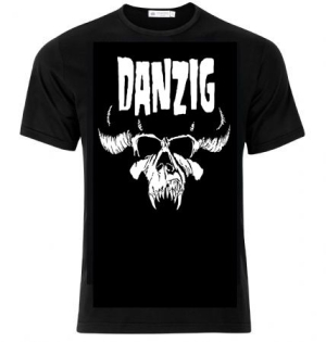 Danzig - Danzig T-Shirt Logo Skull i gruppen MERCH hos Bengans Skivbutik AB (2094009)