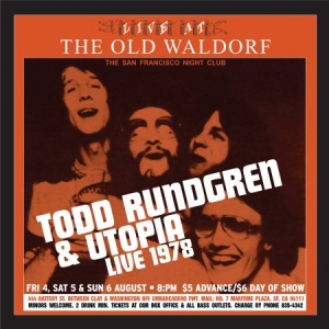 Rundgren Todd & Utopia - Live At The Old Waldorf i gruppen VINYL hos Bengans Skivbutik AB (2168004)