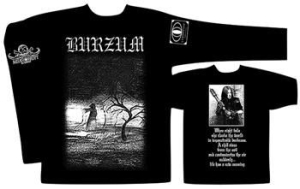 Burzum - T/S When Night Falls (M) i gruppen MERCH hos Bengans Skivbutik AB (2282492)