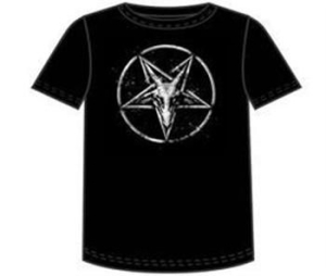 Black Metal - T/S Pentagram Goat (L) i gruppen MERCH hos Bengans Skivbutik AB (2283121)