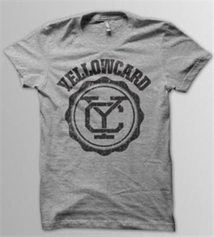 Yellowcard - T/S Black Logo Grey (Ym) i gruppen MERCH hos Bengans Skivbutik AB (2284449)