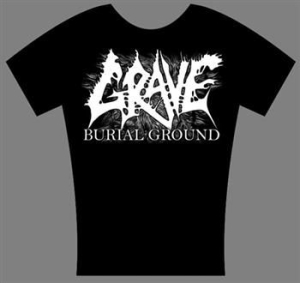 Grave - T/S Girlie Burial Ground (M) i gruppen MERCH hos Bengans Skivbutik AB (2284860)