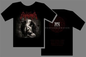 Enthroned - T/S Pentagrammaton Red Print (S) i gruppen MERCH hos Bengans Skivbutik AB (2284865)