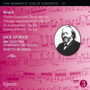 Jack Liebeck Bbc Scottish Symphony - Romantic Violin Concerto, Vol. 21 i gruppen CD hos Bengans Skivbutik AB (2301397)