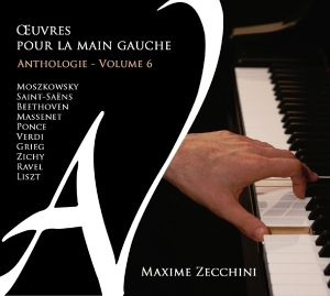 Maxime Zecchini - Left-Hand Piano Works 6 i gruppen CD hos Bengans Skivbutik AB (2370328)