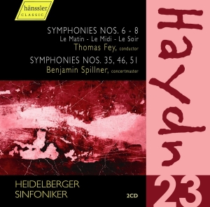 Heidelberger Sinfoniker Benjamin S - Haydn 23 i gruppen CD hos Bengans Skivbutik AB (2389730)