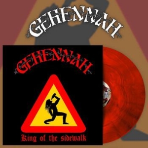 Gehennah - King Of The Sidewalk (Red Black Mar i gruppen VINYL hos Bengans Skivbutik AB (2400054)