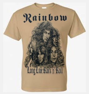 Rainbow - Rainbow T-Shirt Long Live Rock 'n' Roll i gruppen MERCH hos Bengans Skivbutik AB (2452351)