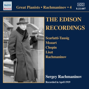 Sergey Rachmaninov - The Edison Recordings (1919) i gruppen VI TIPSER / Julegavetips CD hos Bengans Skivbutik AB (2462173)