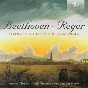 Beethoven Ludwig Van Reger Max - Serenades For Flute, Violin And Vio i gruppen CD hos Bengans Skivbutik AB (2491279)