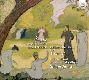 Franck/Chausson - Sonate Pour Piano Et Violon/Concert i gruppen VI TIPSER / Klassiska lablar / Harmonia Mundi hos Bengans Skivbutik AB (2523001)