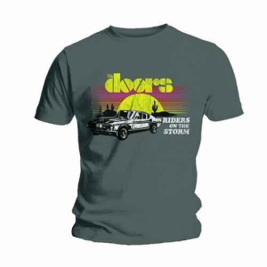 The Doors - Riders Uni Grey i gruppen MERCH hos Bengans Skivbutik AB (2626340r)