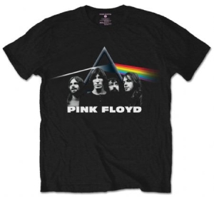 Pink Floyd DSOTM Band & Prism Black Mens T Shirt S - T-shirt S i gruppen Minishops / Pink Floyd hos Bengans Skivbutik AB (2628289)