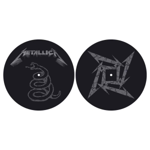 Metallica - The Black Album Slipmat Pair i gruppen Minishops / Metallica hos Bengans Skivbutik AB (2645221)