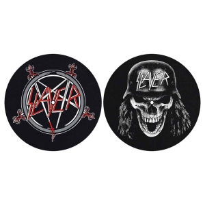 Slayer - Pentagram/Wehrmacht Slipmat Pair i gruppen Minishops / Slayer hos Bengans Skivbutik AB (2645227)