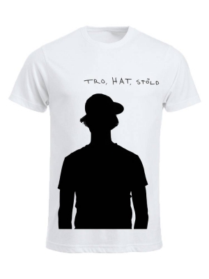 Timo Räisänen - T-shirt White - Tro, Hat, Stöld i gruppen Minishops / Timo Räisänen hos Bengans Skivbutik AB (2647568)