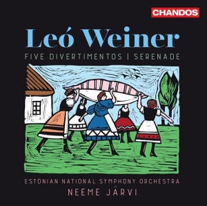 Weiner Leo - Five Divertimentos & Serenade i gruppen VI TIPSER / Julegavetips CD hos Bengans Skivbutik AB (2728264)