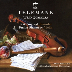 Telemann G P - Trio Sonatas i gruppen VI TIPSER / Julegavetips CD hos Bengans Skivbutik AB (2865269)