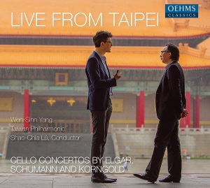 Elgar Edward Korngold Erich Wolf - Live From Taipei: Cello Concertos i gruppen VI TIPSER / Julegavetips CD hos Bengans Skivbutik AB (2865309)