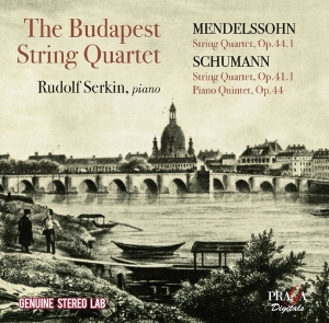 Budapest String Quartet - Plays Mendelssohn/Schumann i gruppen CD hos Bengans Skivbutik AB (2890144)