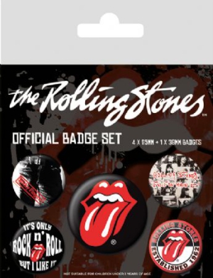 Rolling Stones - Rolling Stones (Classic) Badge Pack Pin i gruppen Minishops / Rolling Stones hos Bengans Skivbutik AB (2988052)