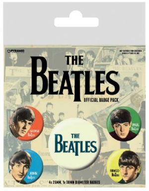 The beatles - The Beatles (Band) Pin Badge Pack i gruppen Minishops / Beatles hos Bengans Skivbutik AB (2988058)