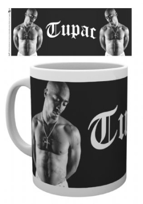 Tupac - Tupac Mug Cross i gruppen Minishops /  hos Bengans Skivbutik AB (2990574)