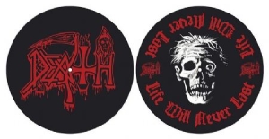 Death - Life will never last SLIPMATS i gruppen MERCH hos Bengans Skivbutik AB (2996103)