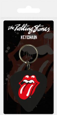 Rolling Stones - Rolling Stones Rubber Keychain (Plectrum i gruppen Minishops / Rolling Stones hos Bengans Skivbutik AB (2996555)