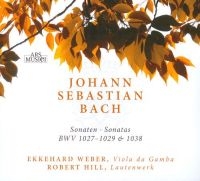 Weber/Hill - Bach:Sonaten Bwv1027-1029&1038 i gruppen CD hos Bengans Skivbutik AB (3042934)