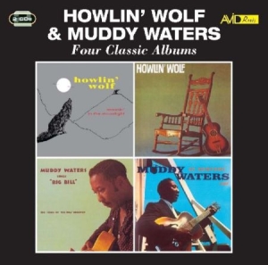 Howlin' Wolf / Muddy Waters - Four Classic Albums i gruppen CD hos Bengans Skivbutik AB (3044139)