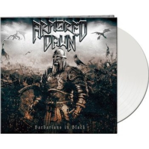 Armored Dawn - Barbarians In Black (Ltd. Gtf. Whit i gruppen VINYL hos Bengans Skivbutik AB (3049707)