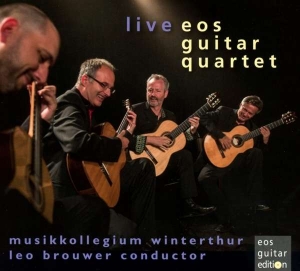 Brouwer Leo Gismonti Egberto To - Eos Guitar Quartet Live At Winterth i gruppen CD hos Bengans Skivbutik AB (3075261)