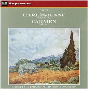 Bizet/L'arlesienne/Carmen Suite No. - Von Karajan/Philharmonia Orchestra i gruppen VINYL hos Bengans Skivbutik AB (3115816)