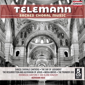 Telemann G P - Sacred Choral Music (5 Cd) i gruppen CD hos Bengans Skivbutik AB (3116810)