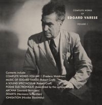 Varèse Edgard - Complete Works Of Edgard Varèse Vol i gruppen CD hos Bengans Skivbutik AB (3118349)