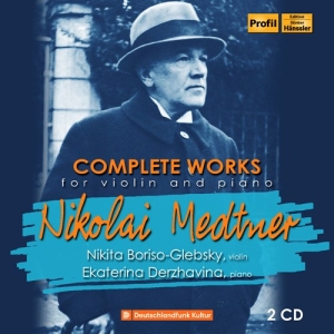 Medtner Nikolai - Complete Works For Violin & Piano i gruppen CD hos Bengans Skivbutik AB (3224244)