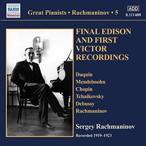 Rachmaninov Sergey - Final Edison And First Victor Recor i gruppen VI TIPSER / Julegavetips CD hos Bengans Skivbutik AB (3272722)