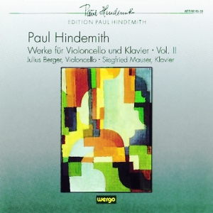 Hindemith Paul - Works For Cello And Piano, Vol. 2 i gruppen CD hos Bengans Skivbutik AB (3311251)