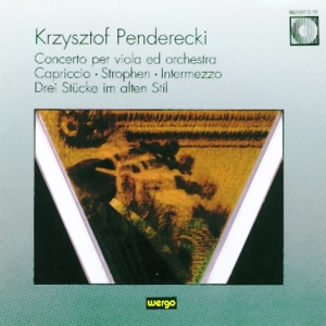 Penderecki Krzysztof - Concerto Per Viola Ed Orchestra Ca i gruppen CD hos Bengans Skivbutik AB (3312470)